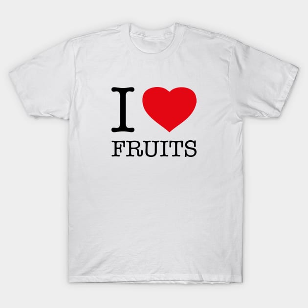 I LOVE FRUITS T-Shirt by eyesblau